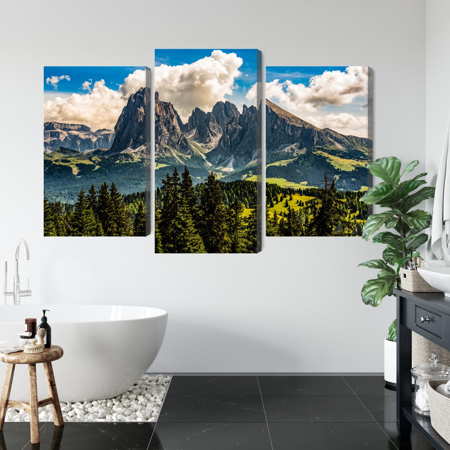 Obraz Wieloczęściowy Widok Włoskich Dolomitów 3D