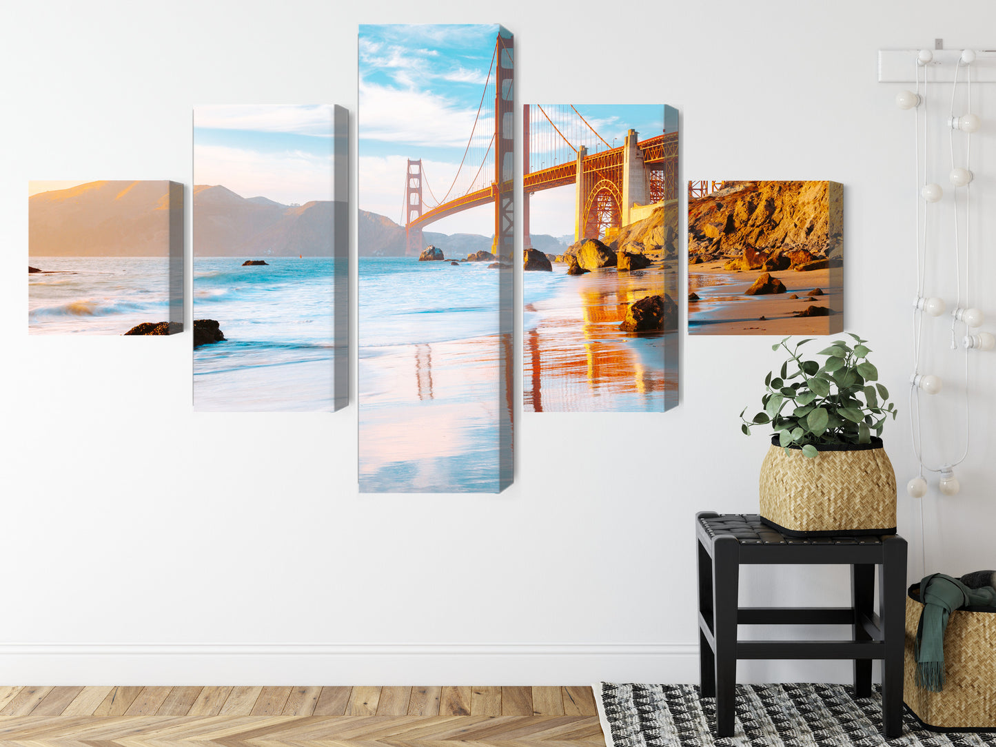 Obraz Wieloczęściowy Most Golden Gate W San Francisco