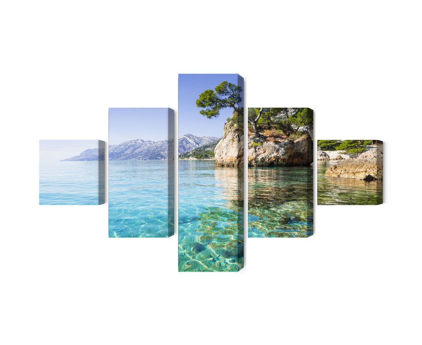 Obraz Wieloczęściowy Riwiera Makarska W Chorwacji