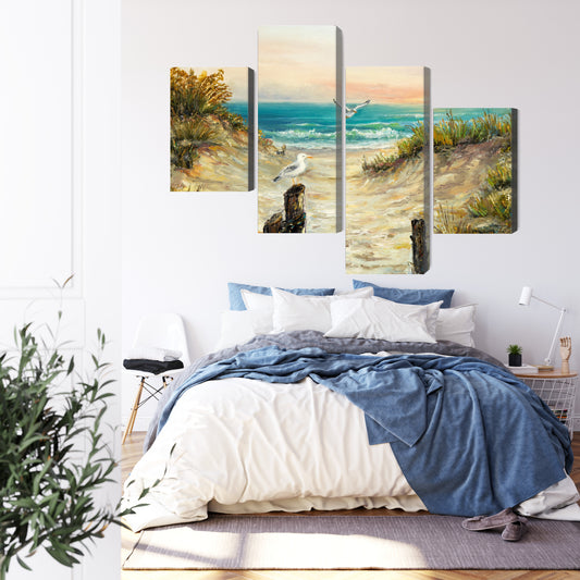 Obraz Wieloczęściowy Malowane Wydmy