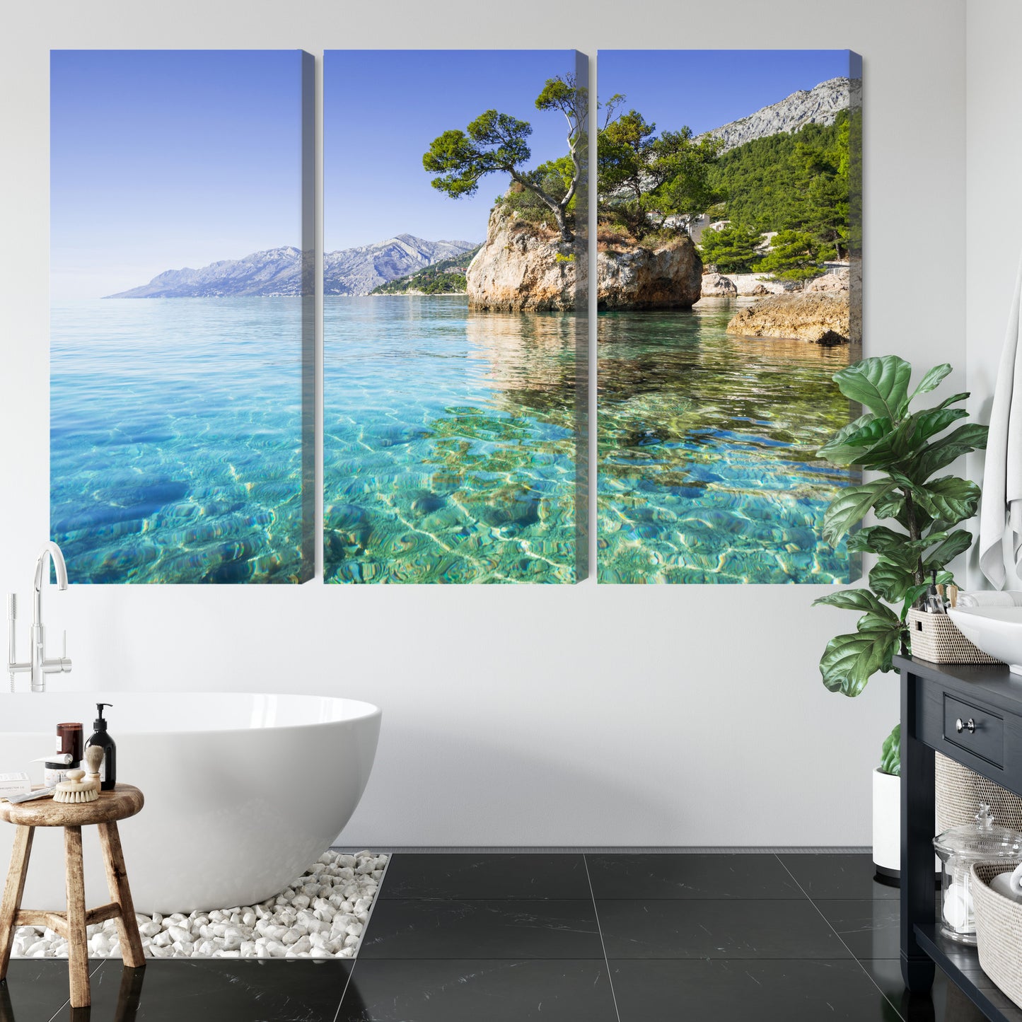 Obraz Wieloczęściowy Riwiera Makarska W Chorwacji