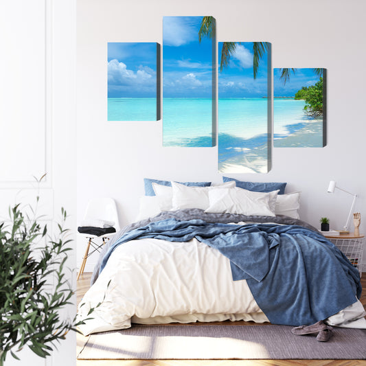 Obraz Wieloczęściowy Plaża Na Malediwach