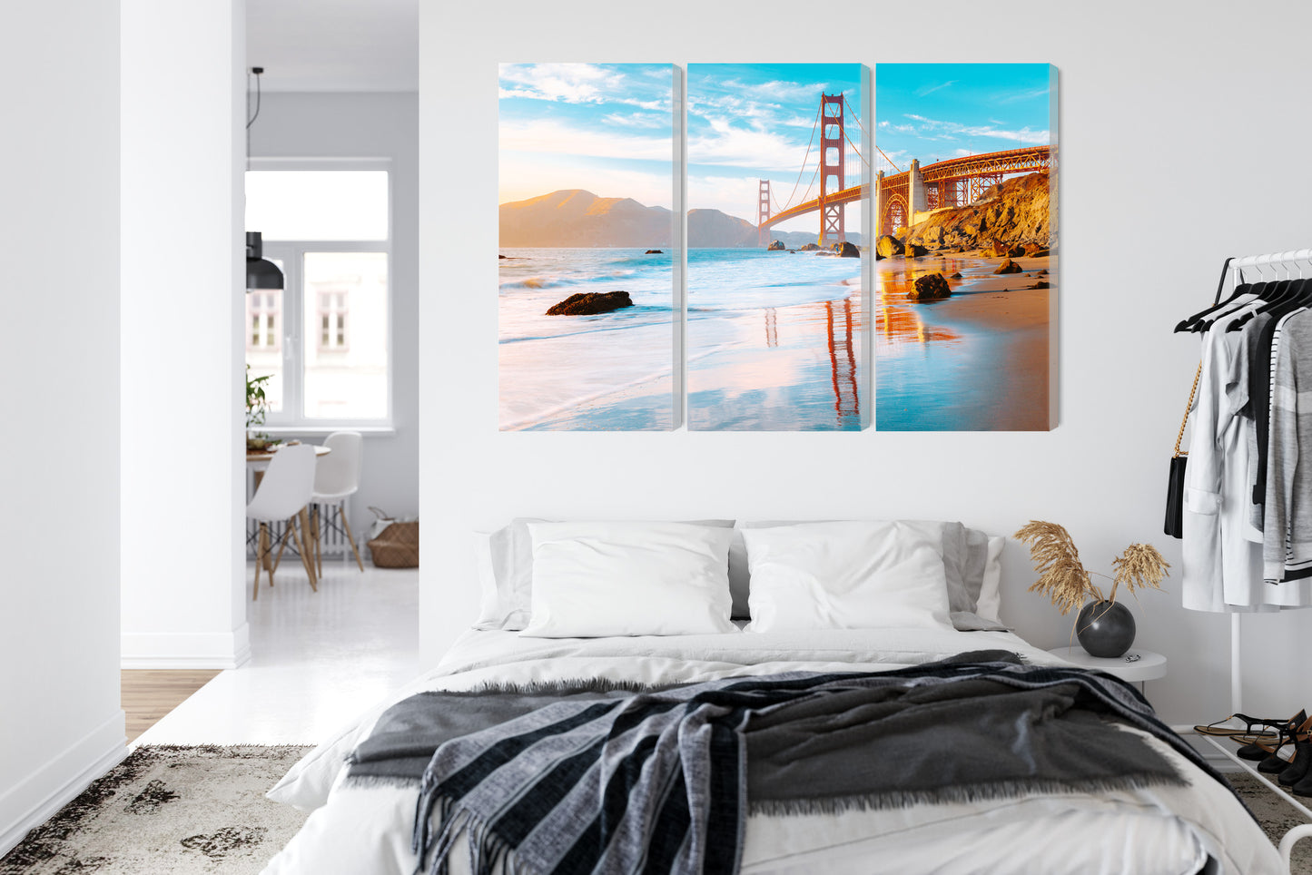 Obraz Wieloczęściowy Most Golden Gate W San Francisco