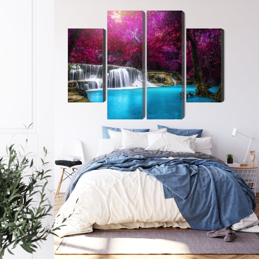 Obraz Wieloczęściowy Wodospad Kanchanaburi