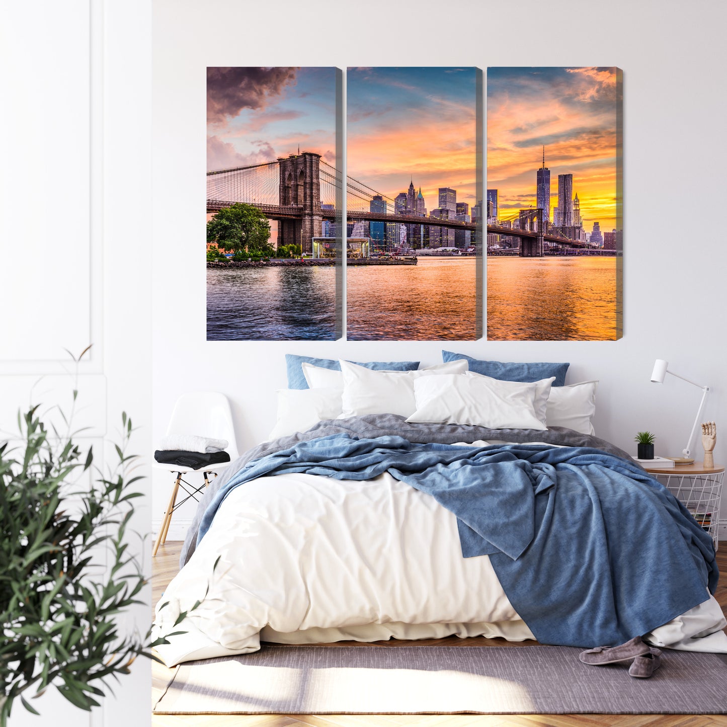 Obraz Wieloczęściowy Krajobraz Panoramiczny New York City
