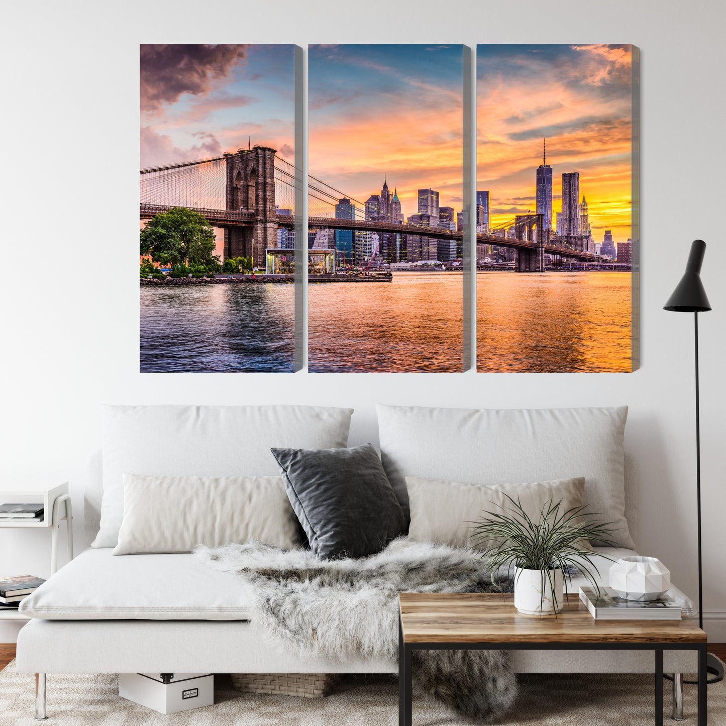 Obraz Wieloczęściowy Krajobraz Panoramiczny New York City