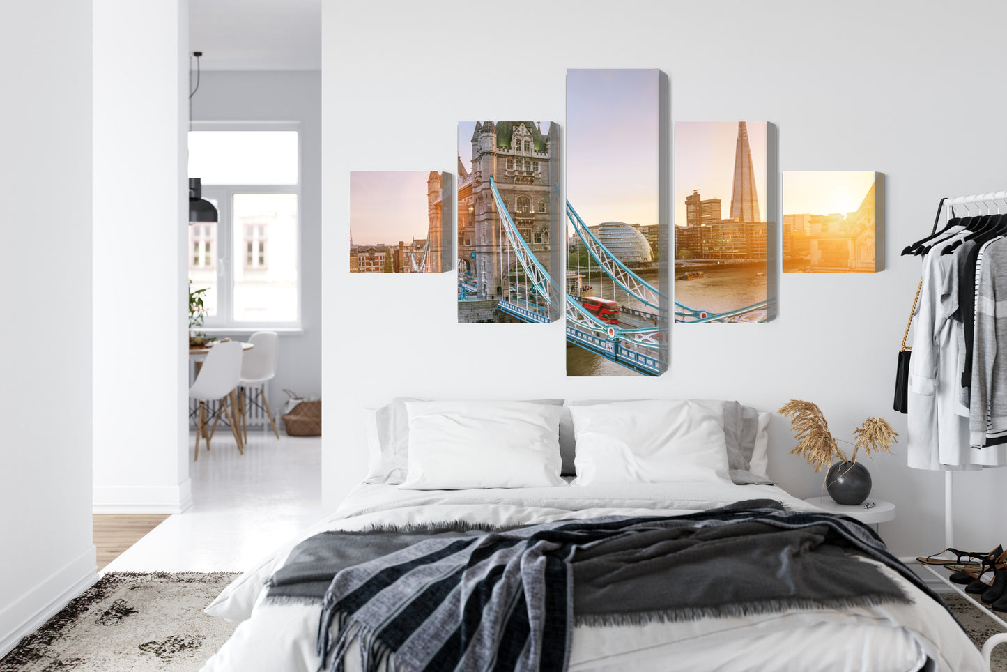 Obraz Wieloczęściowy Tower Bridge O Wschodzie Słońca