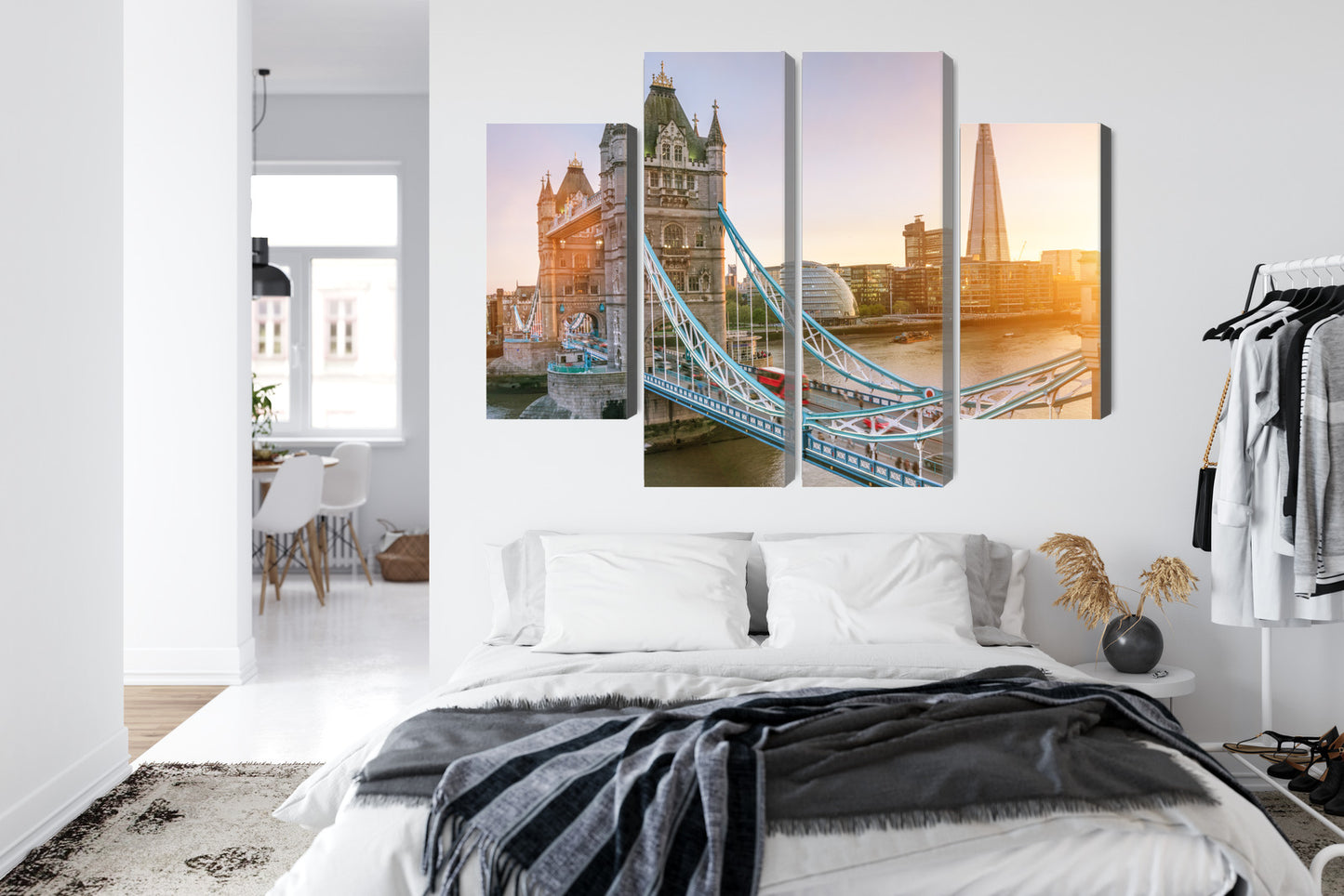 Obraz Wieloczęściowy Tower Bridge O Wschodzie Słońca