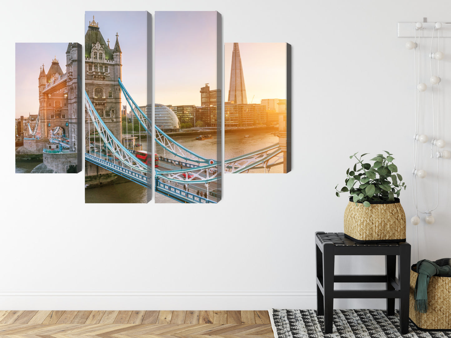 Obraz Wieloczęściowy Tower Bridge O Wschodzie Słońca