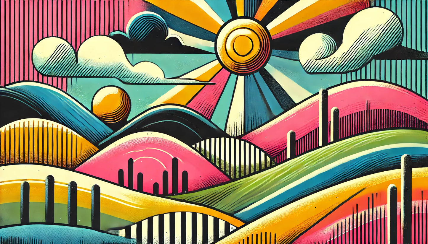 Pop Geometry – Kolor i Kultura w Przestrzeni Natury