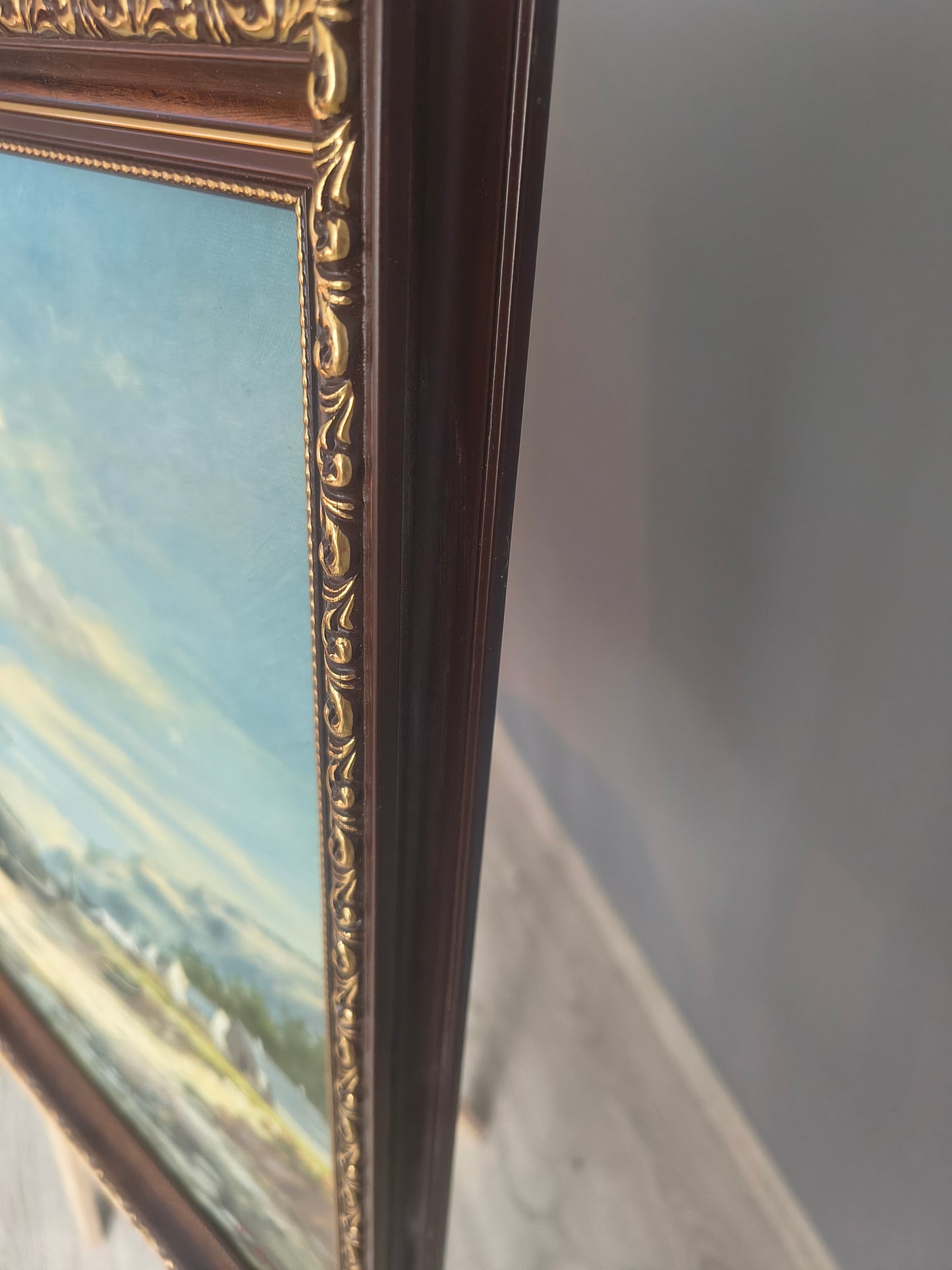 Segelschiffe an der Sandküste