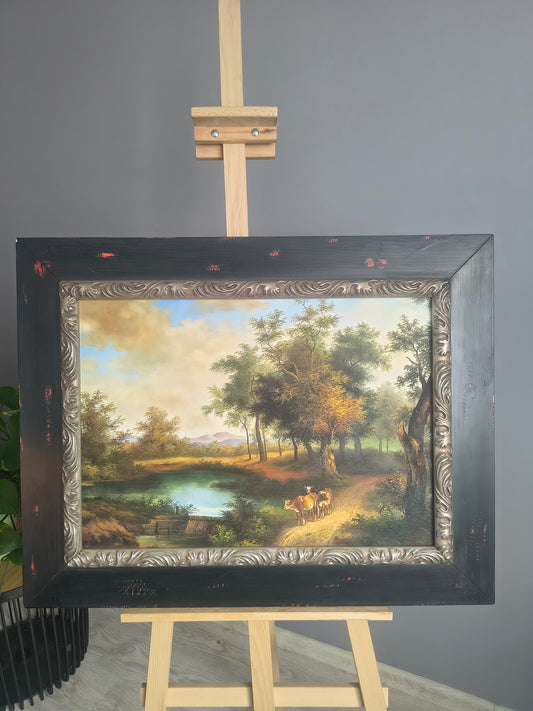 Pastwisko nad Jeziorem – Sielski Pejzaż