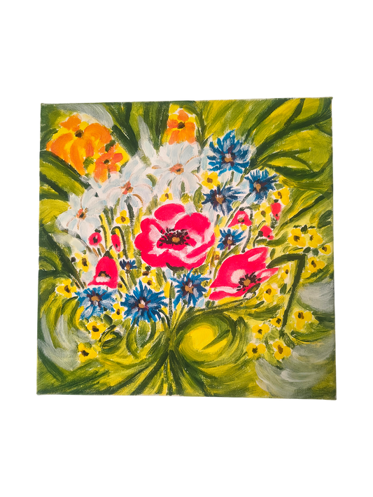Kwiaty w Słońcu – Ekspresyjna Kompozycja Kwiatowa