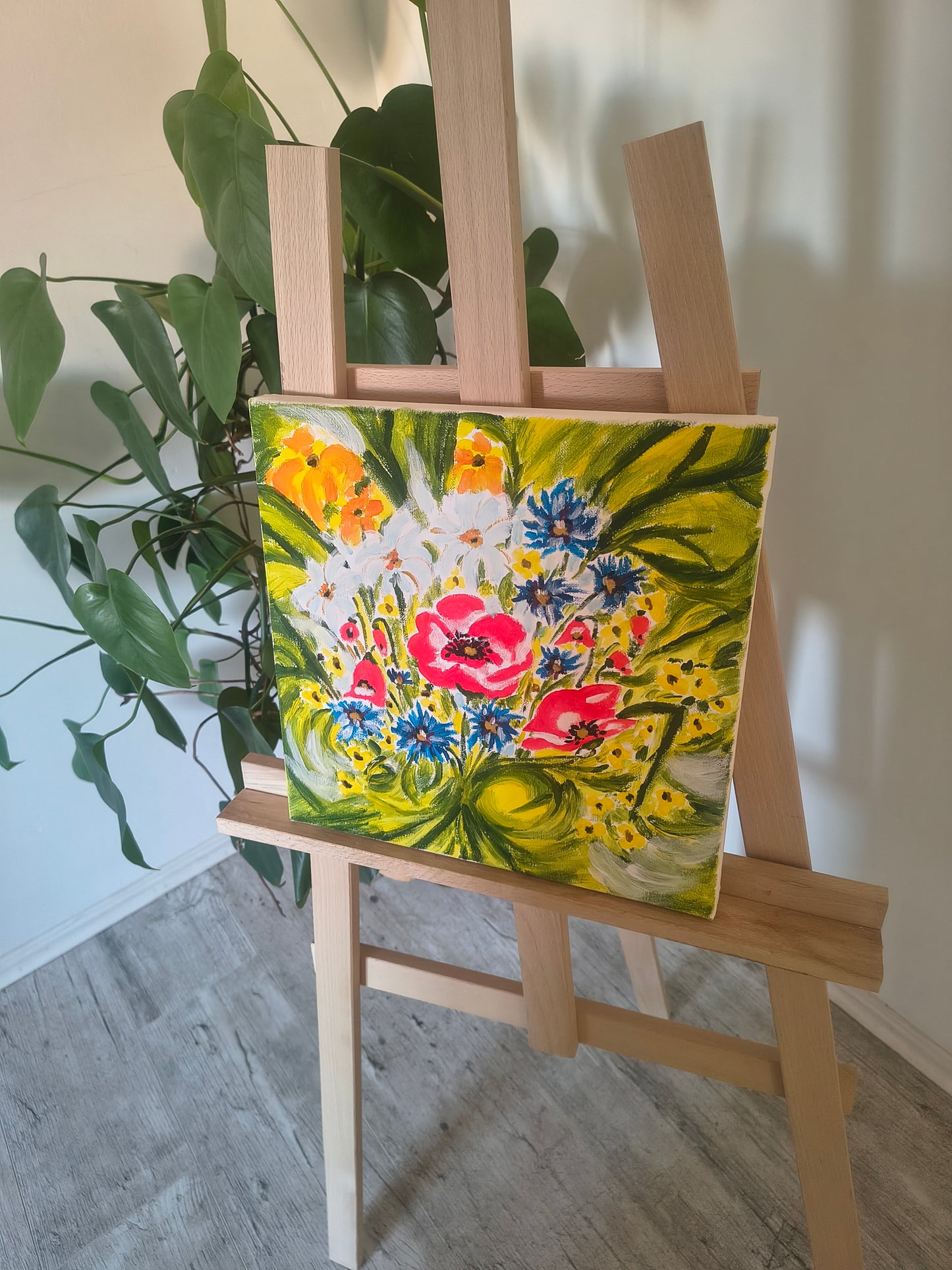 Kwiaty w Słońcu – Ekspresyjna Kompozycja Kwiatowa