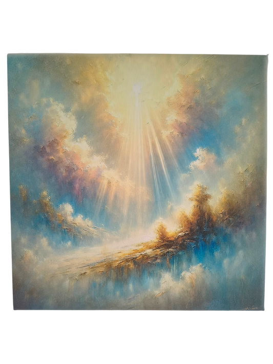 Światło Nad Horyzontem – Nastrojowy Obraz Pejzażowy