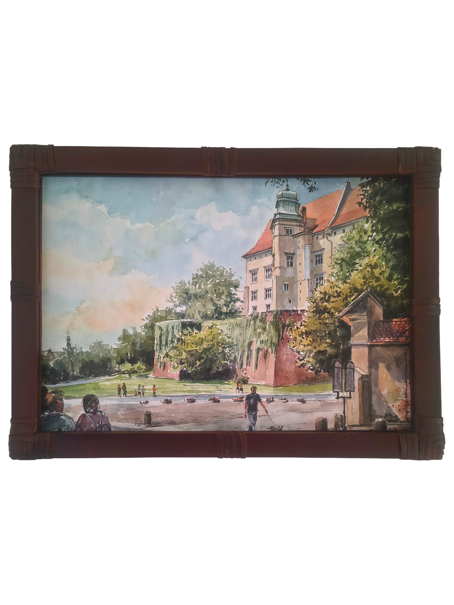 Wawelburg in Krakau – Klassische Reproduktion in einem stilvollen Rahmen