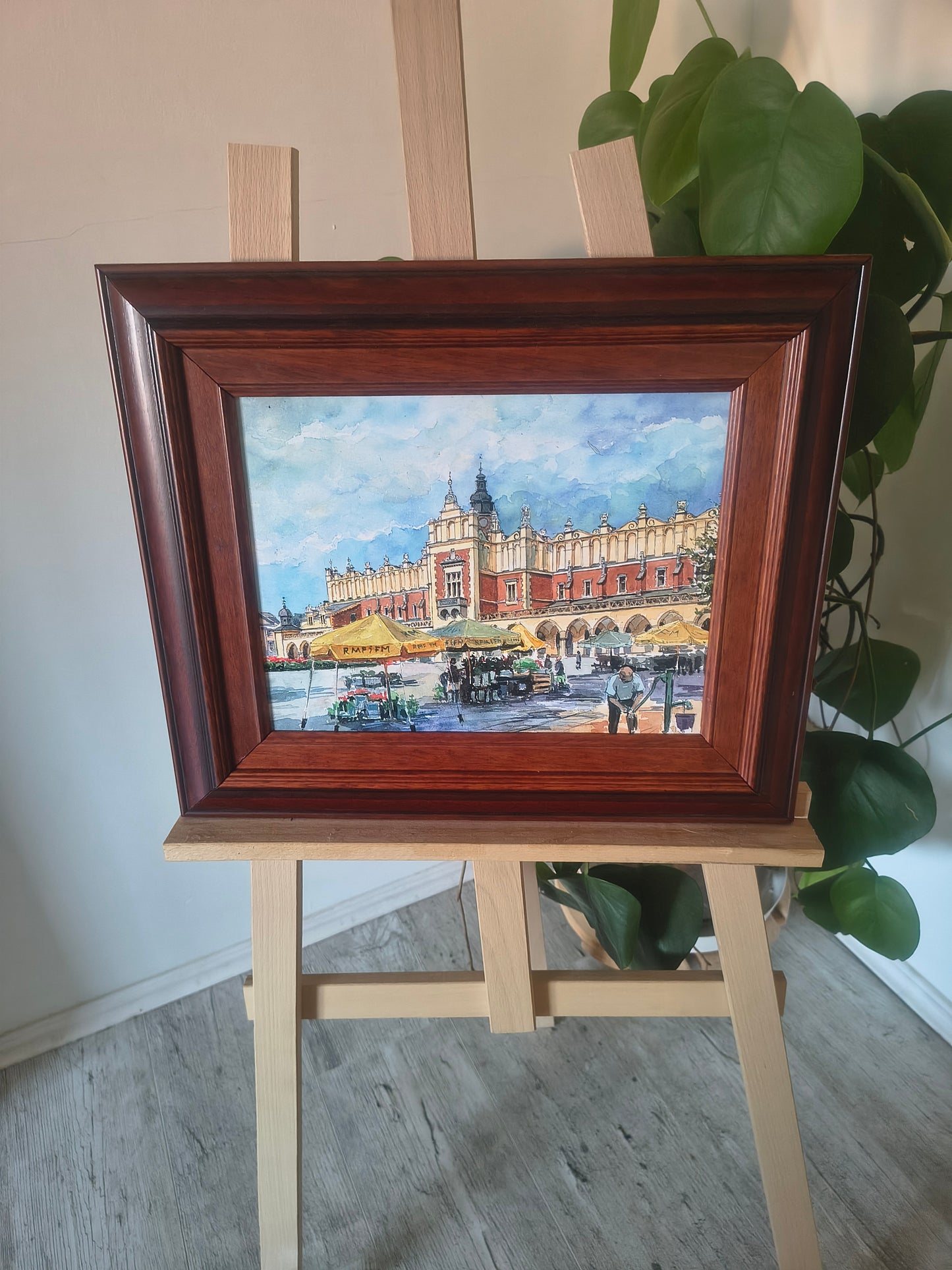 Tuchhallen – Krakau in einer Aquarellversion