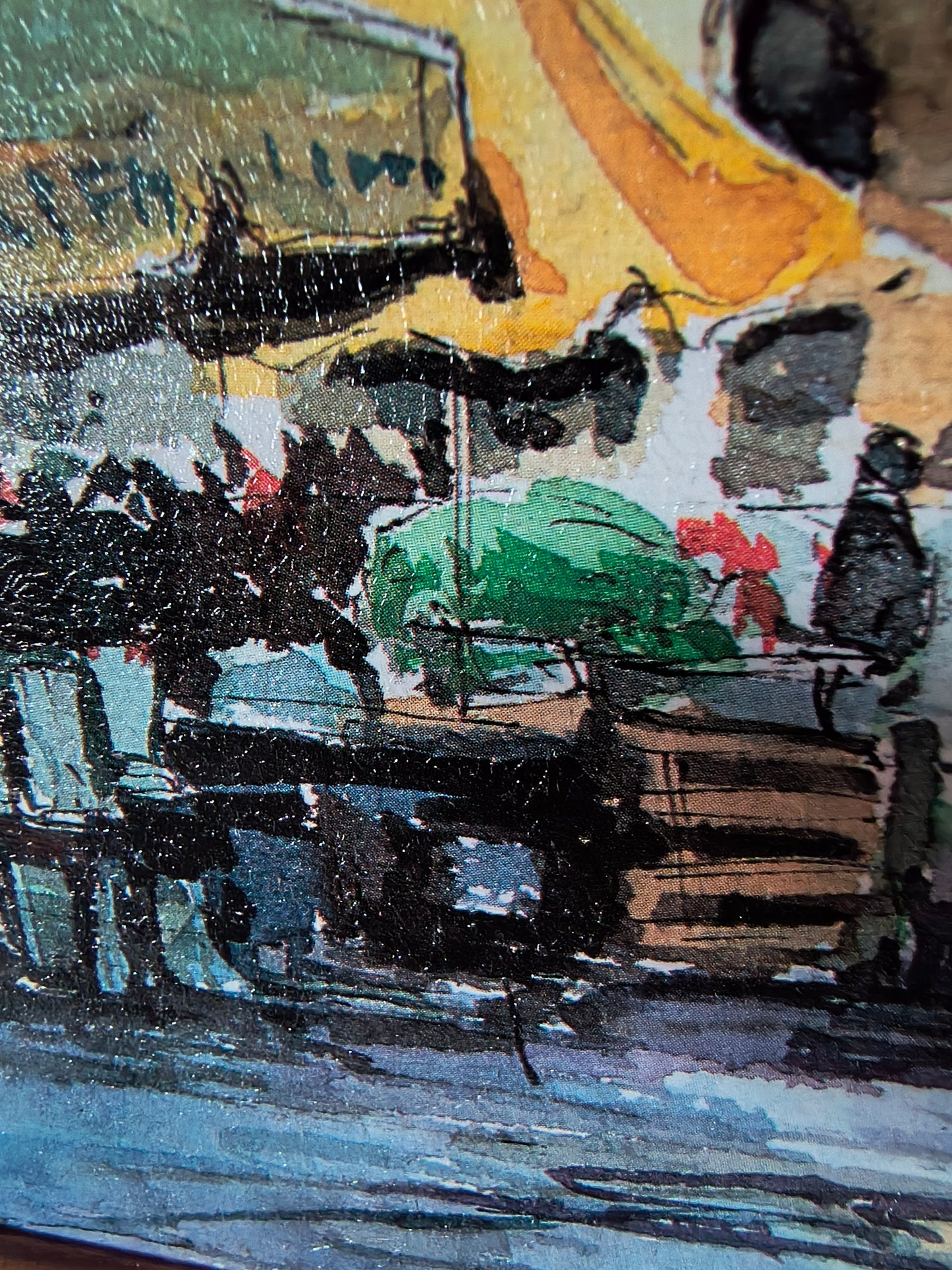 Tuchhallen – Krakau in einer Aquarellversion