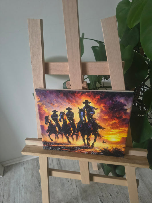 Kowboje o Zachodzie Słońca – Dynamiczna Scena Westernowa