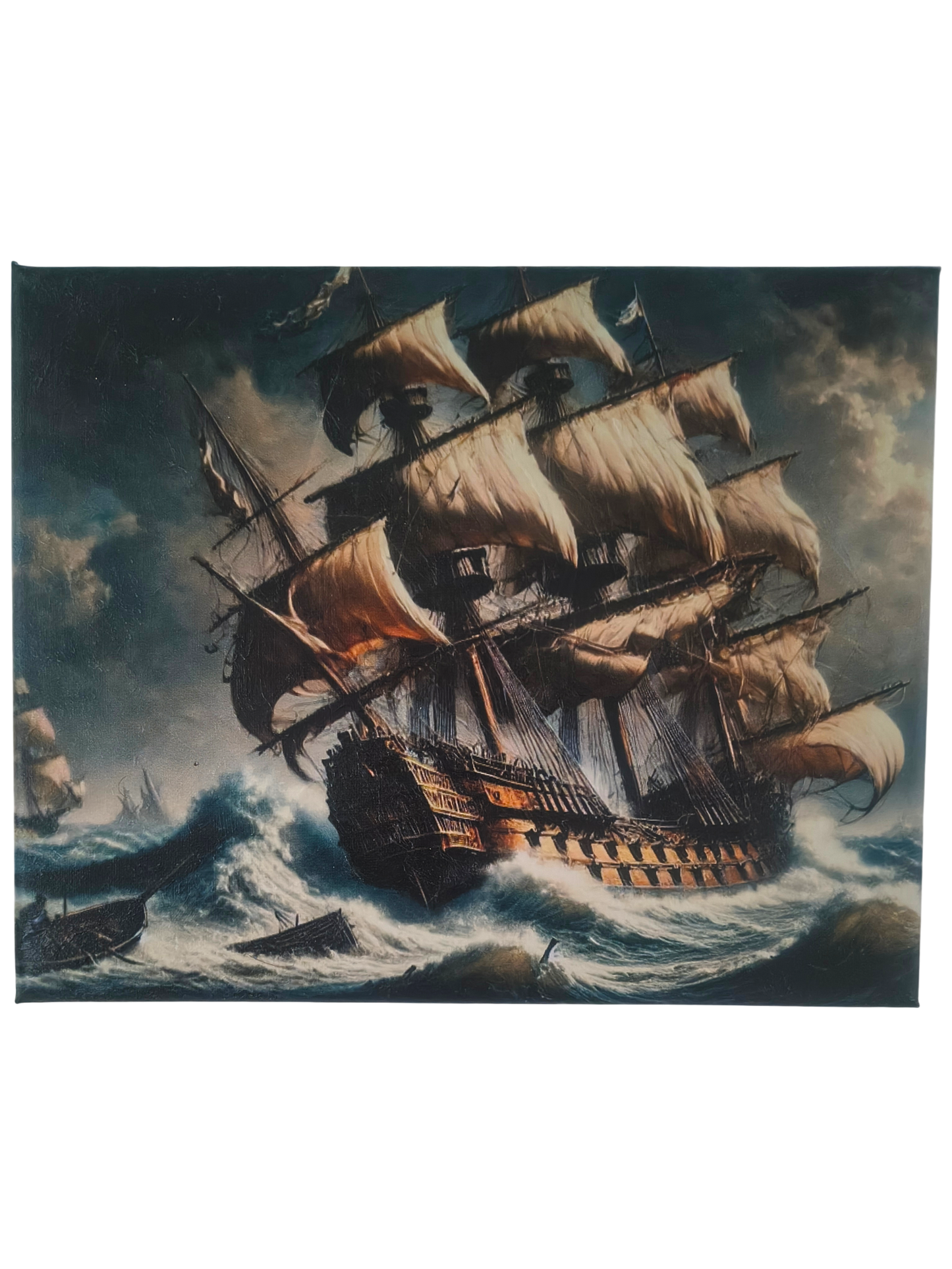 Okręt na Wzburzonym Morzu – Epicka Morska Scena