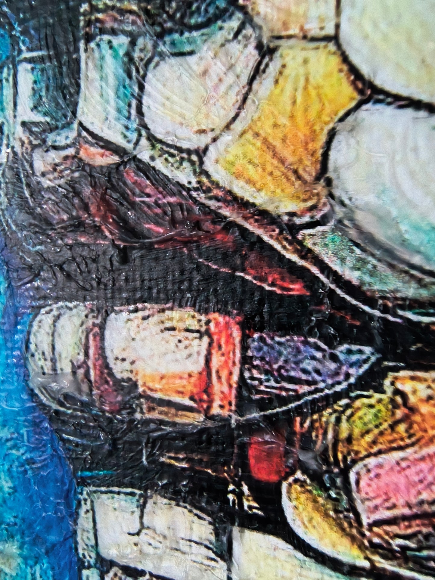 Portret Abstrakcyjny – Mozaika Kolorów i Emocji