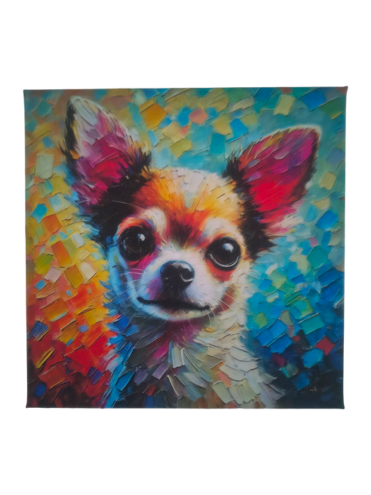 Portret Chihuahua – Kolorowa Impresja