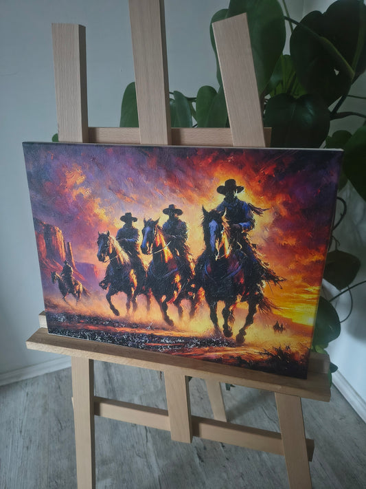 Kowboje na Dzikim Zachodzie – Dynamiczna Scena Pościgu