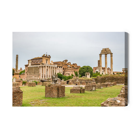 Obraz Na Płótnie Widok 3D Na Forum Romanum