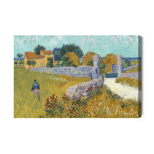 Obraz Na Płótnie Vincent Van Gogh &quot;Dom Wiejski W Prowansji&quot; Reprodukcja