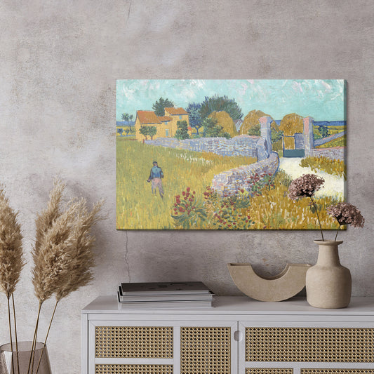 Obraz Na Płótnie Vincent Van Gogh &quot;Dom Wiejski W Prowansji&quot; Reprodukcja
