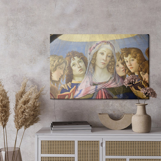 Obraz Na Płótnie Sandro Botticelli &quot;Madonna Z Granatem&quot; Reprodukcja