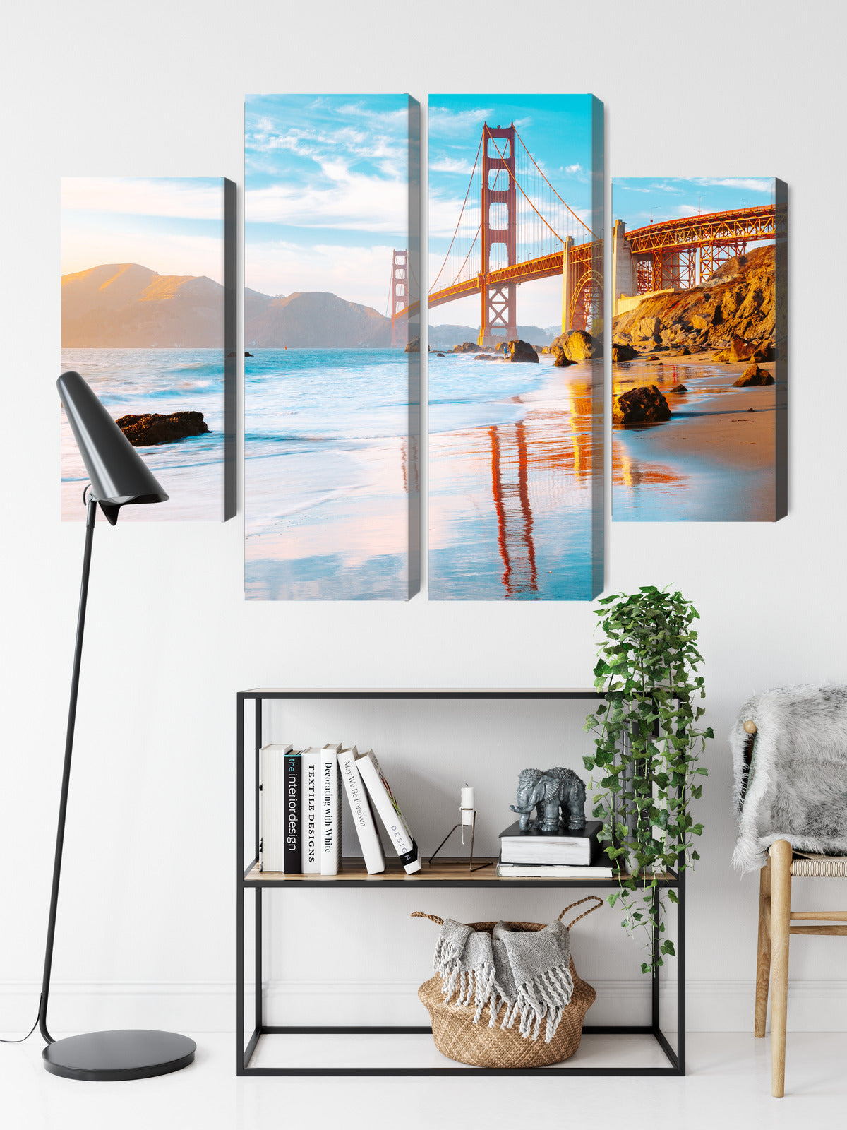 Obraz Wieloczęściowy Most Golden Gate W San Francisco