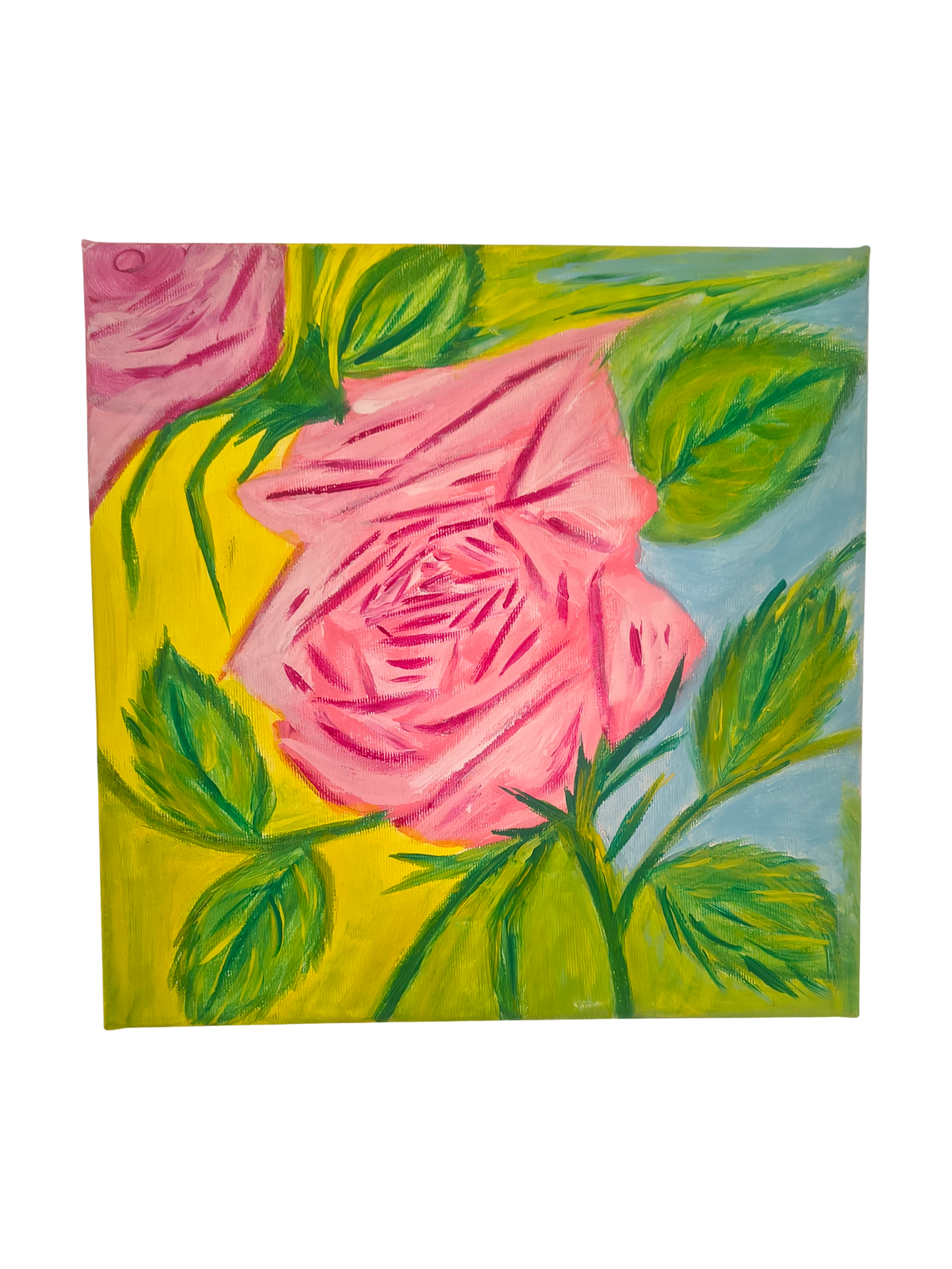 Rose Flower – Acrylic Floral Abstraction