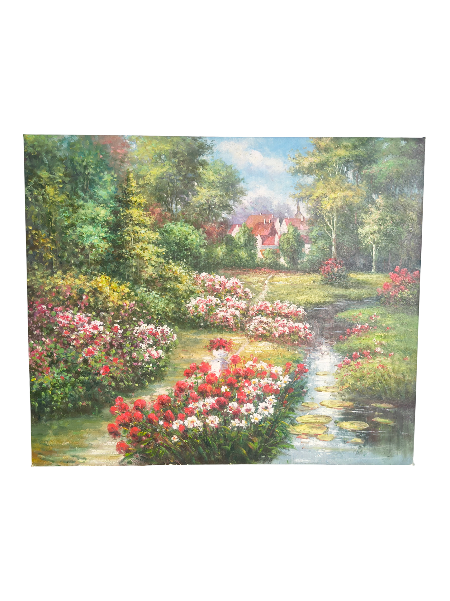 Rose Garden by the Stream