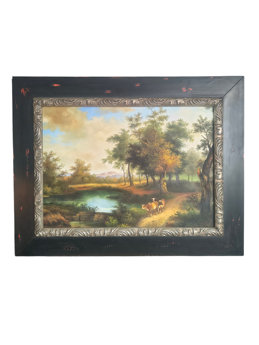 Pastwisko nad Jeziorem – Sielski Pejzaż