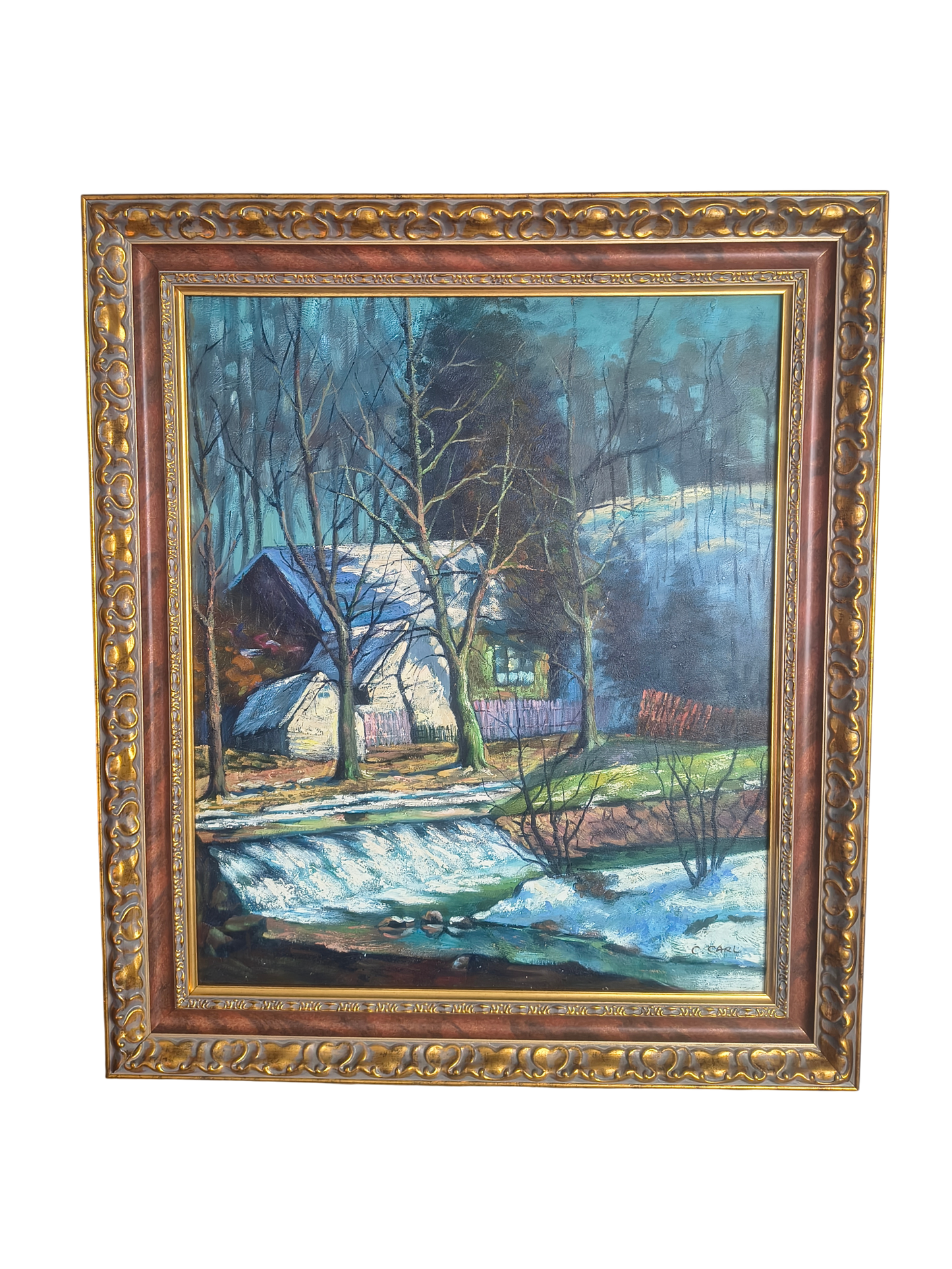 Zimowa Chata nad Wodospadem