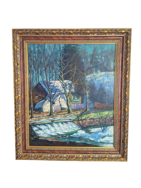 Zimowa Chata nad Wodospadem